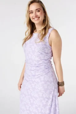 Robe maxi jacquard