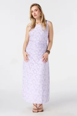 Robe maxi jacquard
