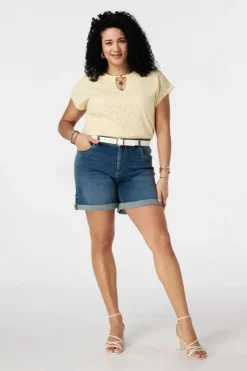 Short en denim