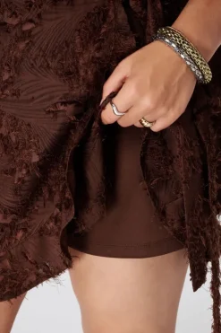Skort portefeuille fluffy