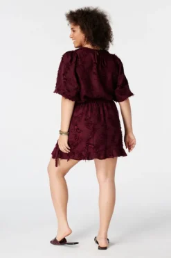 Skort portefeuille fluffy