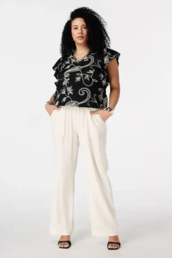 Top avec imprimé paisley
