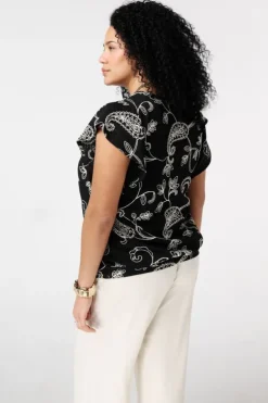 Top avec imprimé paisley