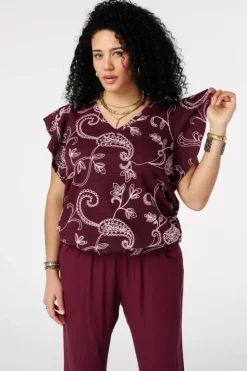 Top avec imprimé paisley
