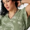 Top avec imprimé paisley
