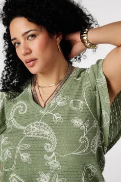 Top avec imprimé paisley
