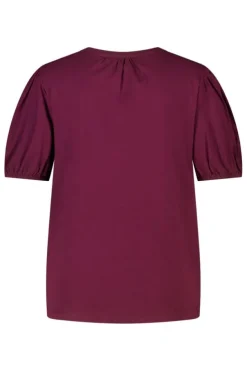 Top avec manches bouffantes