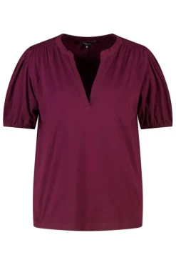 Top avec manches bouffantes