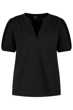 Top avec manches bouffantes
