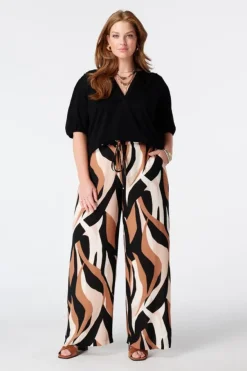 Top avec manches bouffantes