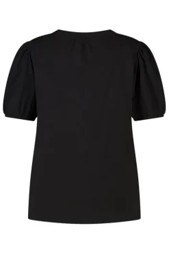 Top avec manches bouffantes