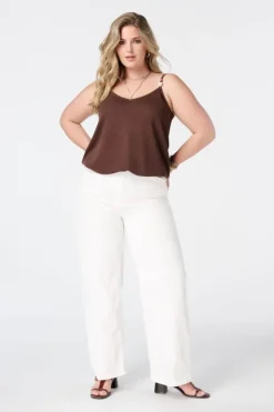 Top avec perles