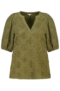 Top avec structure florale