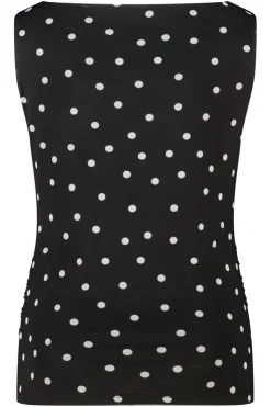 Top en mesh imprimé
