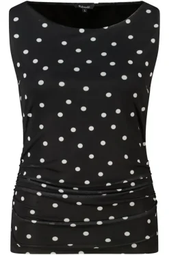 Top en mesh imprimé