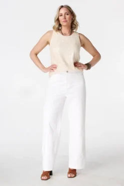 Top à paillettes sans manches