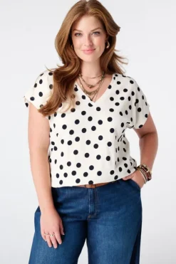 Top à pois