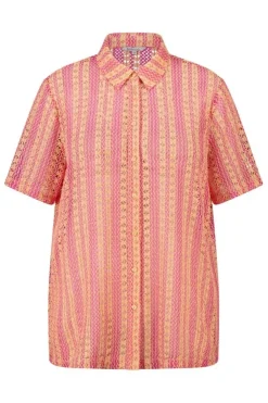 Top polo en crochet