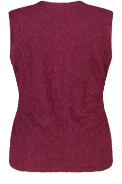 Top portefeuille avec dentelle