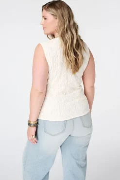 Top portefeuille avec dentelle