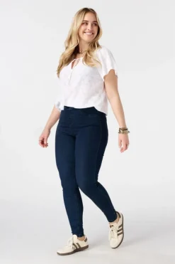 Tregging aspect denim