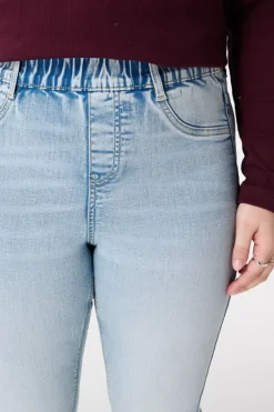 Tregging aspect denim