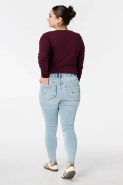Tregging aspect denim