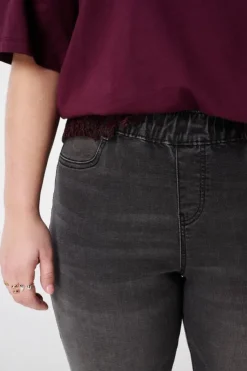 Tregging aspect denim