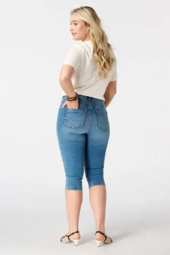 Tregging capri aspect denim
