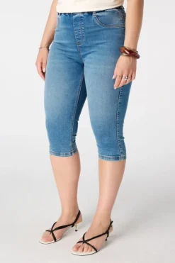 Tregging capri aspect denim