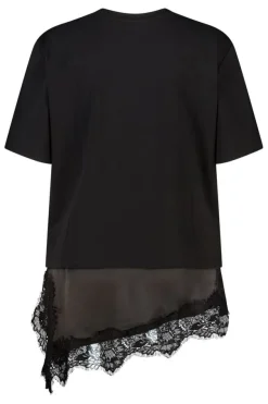 T shirt avec dentelle