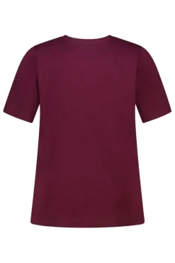 T shirt avec illustration en dentelle