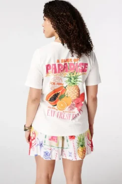 T-shirt avec imprimé au dos