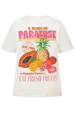 T-shirt avec imprimé au dos