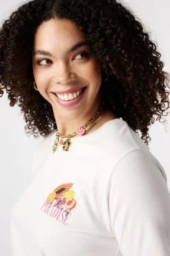 T-shirt avec imprimé au dos