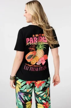 T-shirt avec imprimé au dos