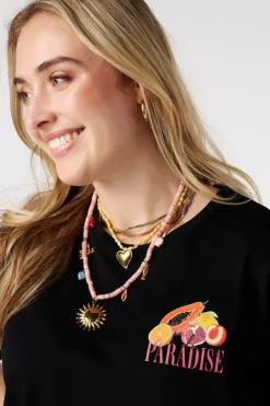 T-shirt avec imprimé au dos