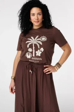 T-shirt avec texte