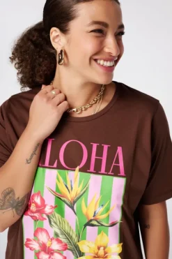 T-shirt avec texte