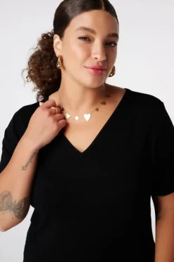 T-shirt à col en V
