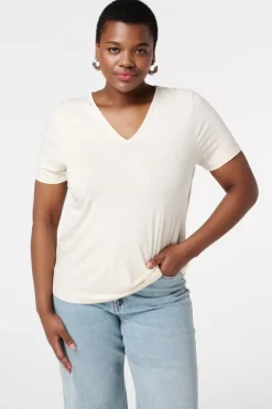 T-shirt à col en V