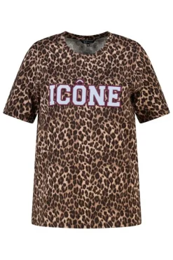 T-shirt à imprimé animalier