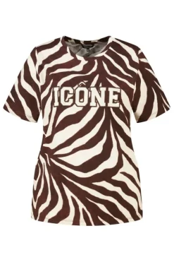 T-shirt à imprimé animalier