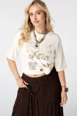 T shirt oversize avec imprimé