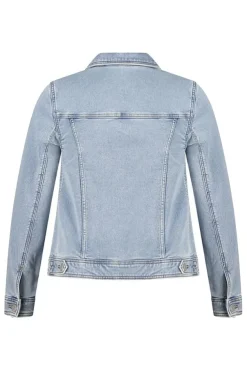 Veste en jean avec fermeture à boutons