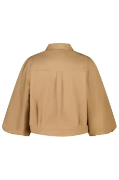 Veste utility avec manches bouffantes